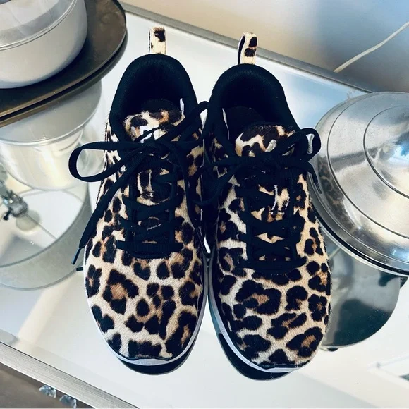 APL (Athletic Propulsion Labs) Iconic Pro Leopard-print Calf Hair Sneakers - Picture 2 of 9